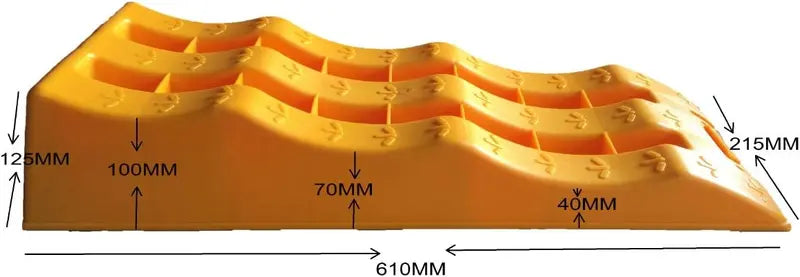 B-Ware Katsu Auffahrkeile Stufenkeile Keile Ausgleichsrampe 4 Tonnen Camper Van Set