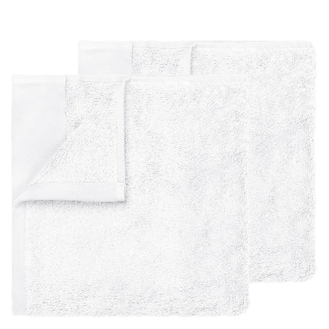 Blomus Riva Gästehandtuch Handtuch Badezimmer Baumwolle 50 x 30 cm 2er Set Weiß