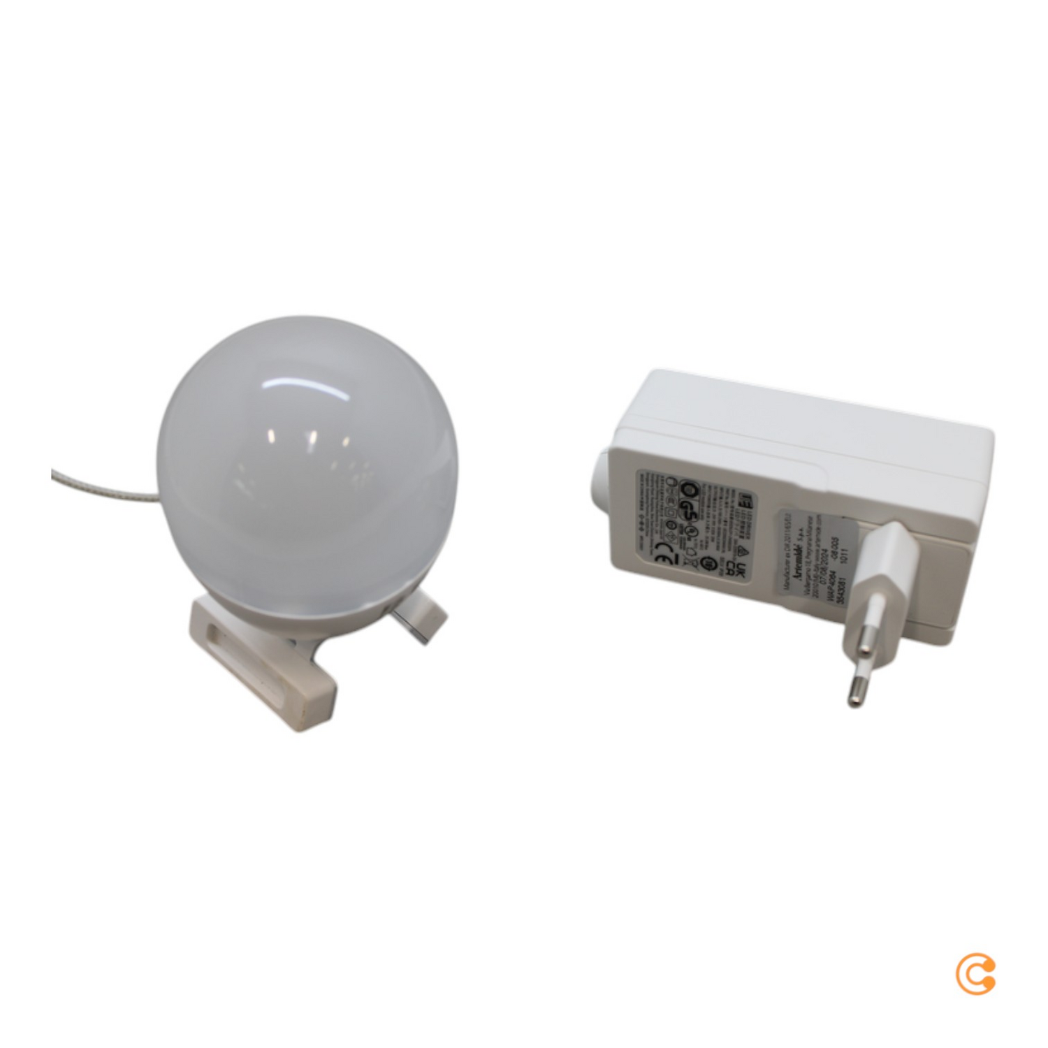 B-Ware Mendori In Ei Led Tischleuchte Schreibtischleuchte Deko Lampe Leuchte Weiß