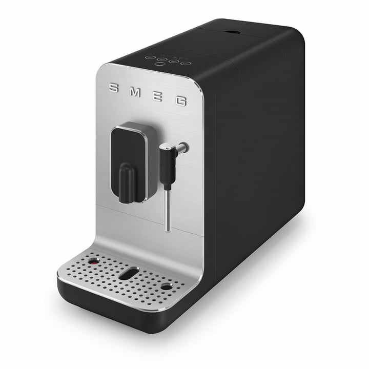 Smeg - Kaffeevollautomat Kaffemaschine Kaffeautomat BCC02 Medium schwarz/matt