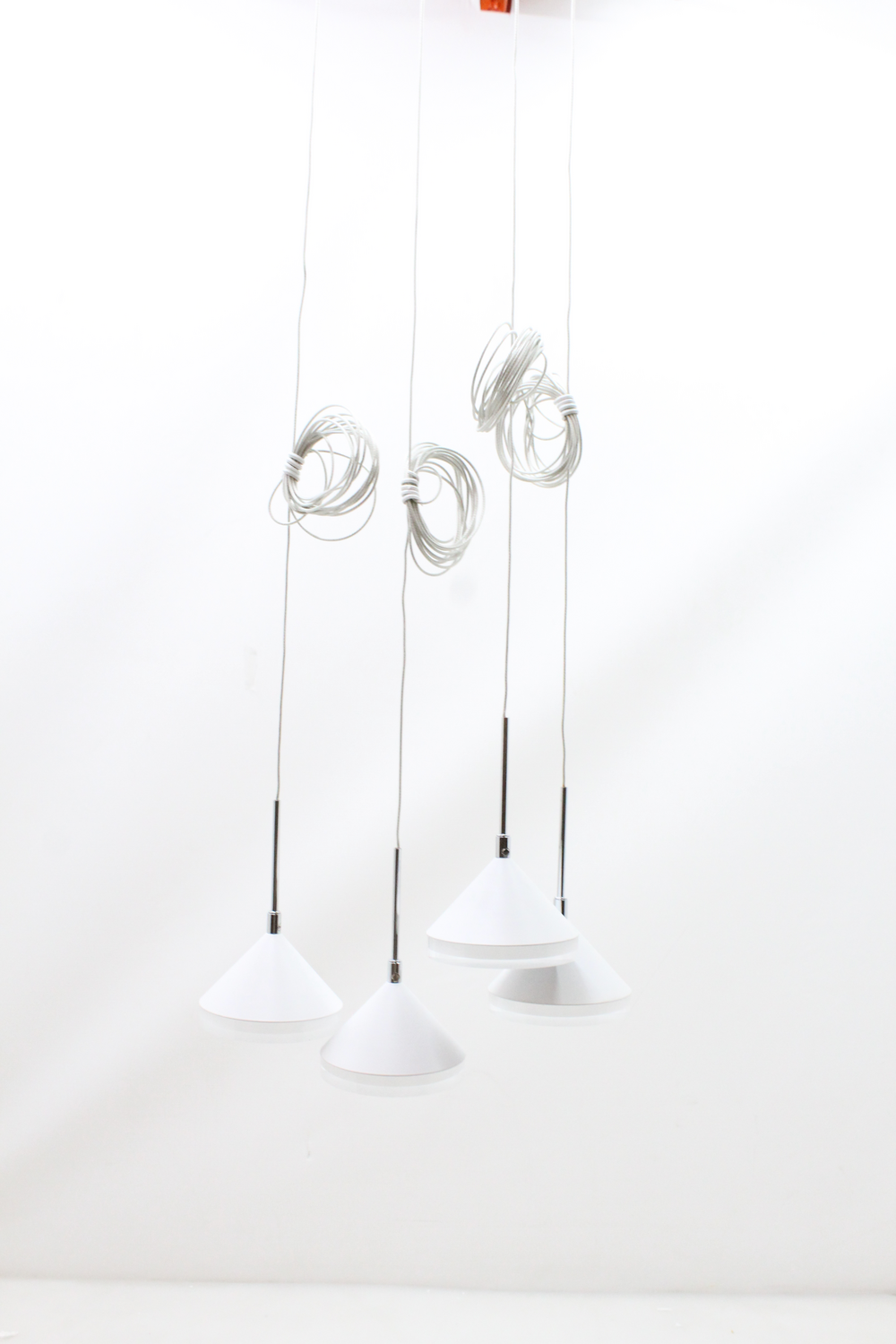 Fabas Luce Led Pendelleuchte Isabella Hängeleuchte Hängelampe Vierflammig Weiß B-Ware - 8019282099437