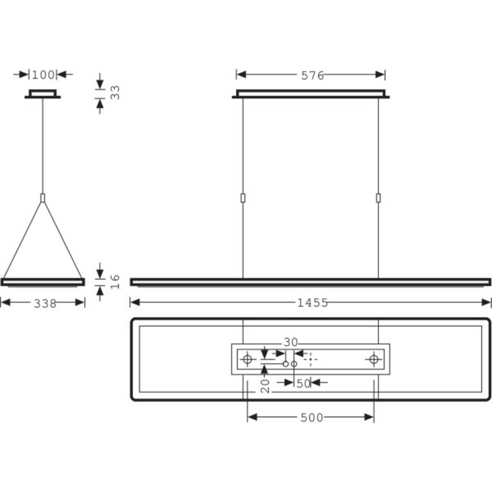 B-Ware Trilux LateraloP H2#6365351 6365351 LED-Pendelleuchte LED 85 W DEFEKTWARE