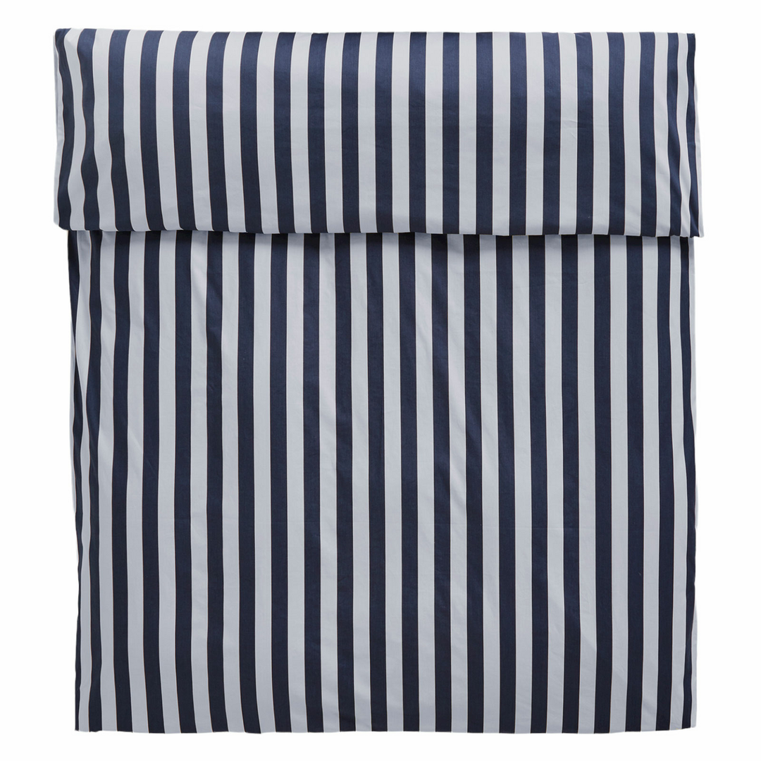 Hay Été Deckenbezug Bettwäsche-Set Bettdecken 200x220cm Midnight Blue Light Grey