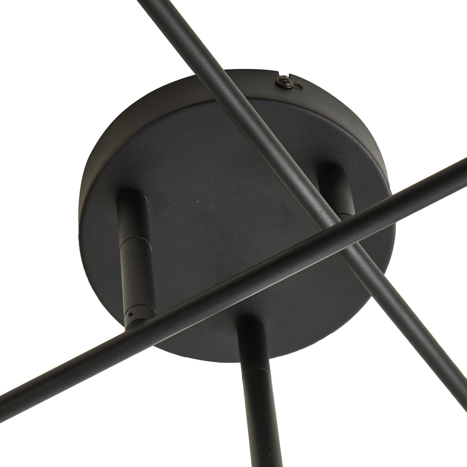 Lindby Estar Deckenleuchte Lampe Leuchte Sechsflammig Schwarz Metall E27 230 V B-Ware - 4251096583557