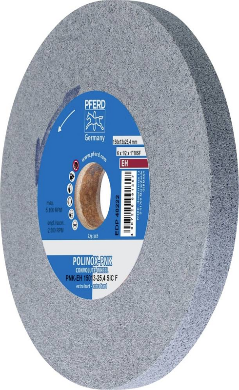 PFERD 47803030 Schleifrad 150 mm Schleifvlies Schleifplatte extrahart