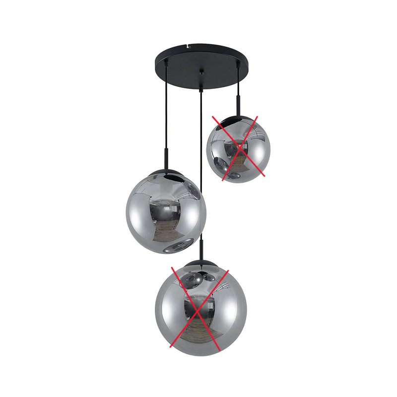 Lindby Teeja Hängeleuchte Glaskugeln Leuchte Lampe Hängeleuchte SIEHE TEXT/FOTO