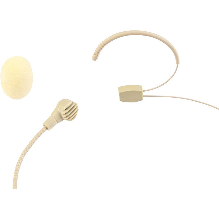 Omnitronic Headset Sprach-Mikrofon kabelgebunden Mikro Kopfhörer Sprachmikrofon
