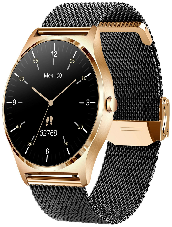 XCOAST JOLI XC Pro Smartwatch Fitness Tracker Uhr Armbanduhr 45mm Diamantschwarz