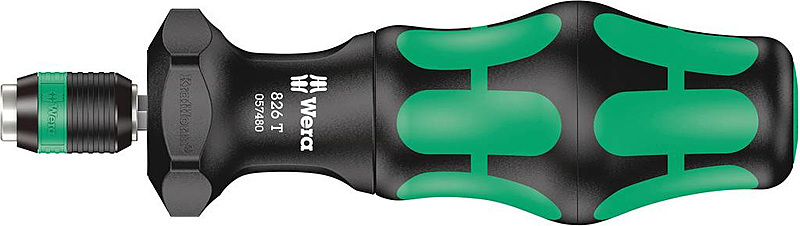 Wera 826 T Kraftform Turbo Bits Handhalter mit Rapidaptor 05057480001 826 T