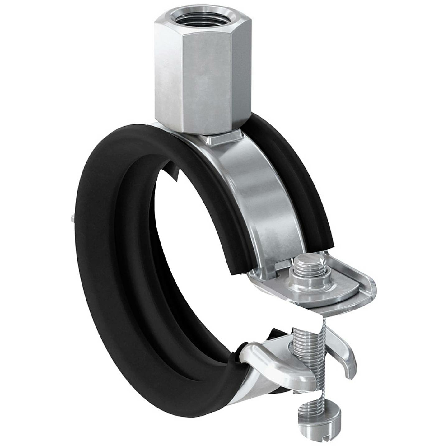 B-Ware Fischer 562355 Rohrschelle Gelenkrohrschelle Schraubrohrschellen 25 St.