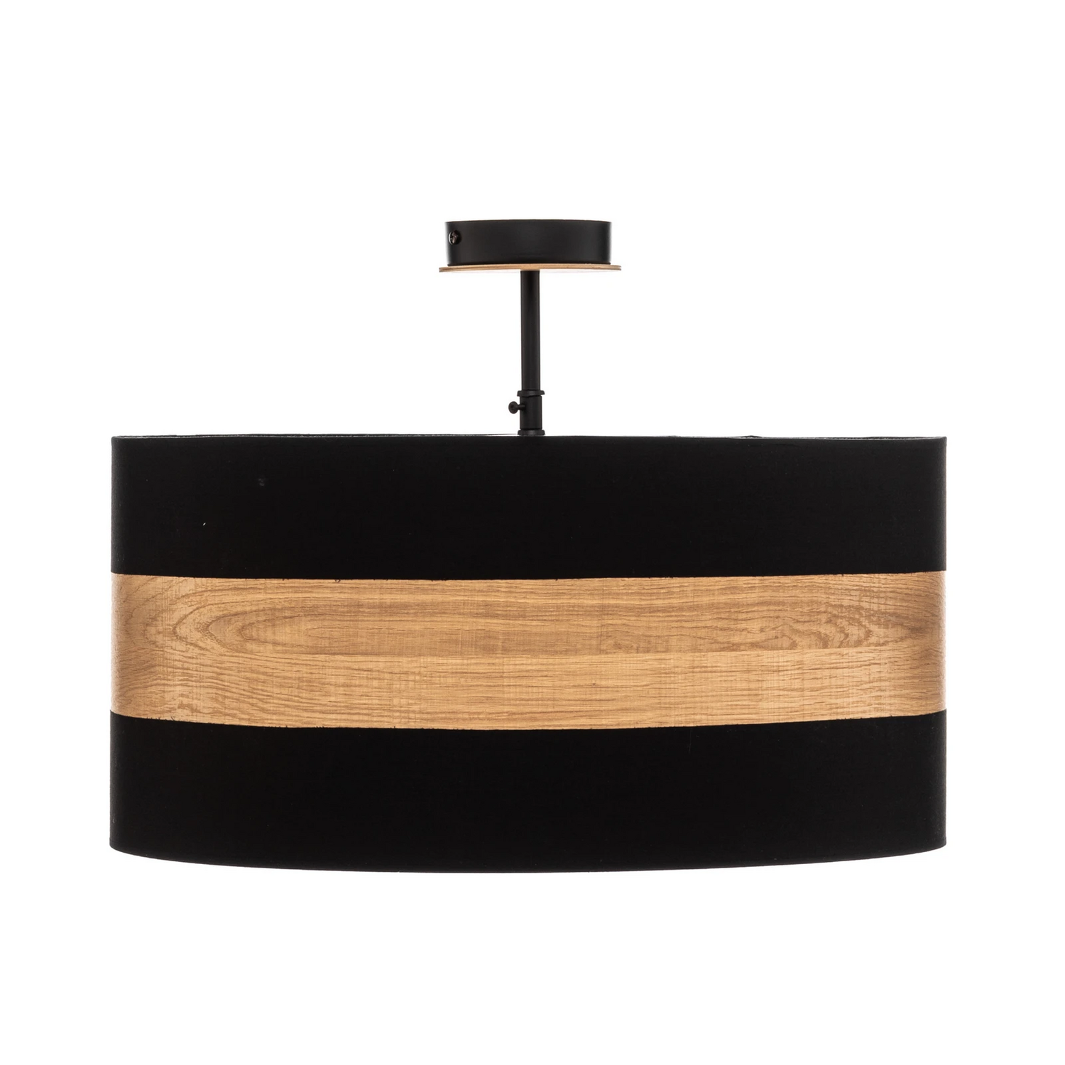 Deckenleuchte Terra Aus Holz Und Textil Schwarz Deckenlampe Lampe Leuchte Spot B-Ware - 5902693762911