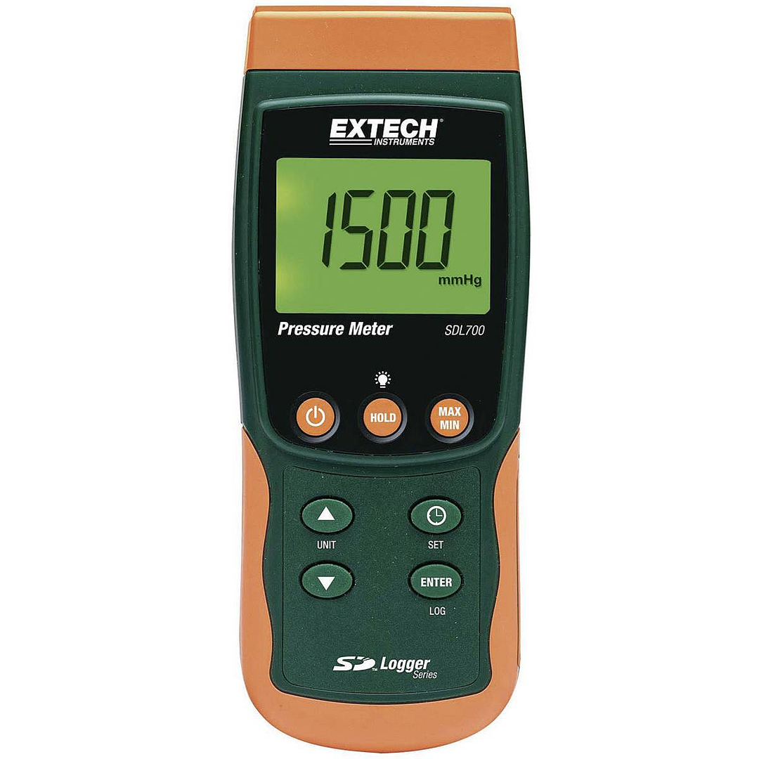 Extech SDL700 Druck-Messgerät Gase Flüssigkeiten 0.002 - 20 bar Datenlogger