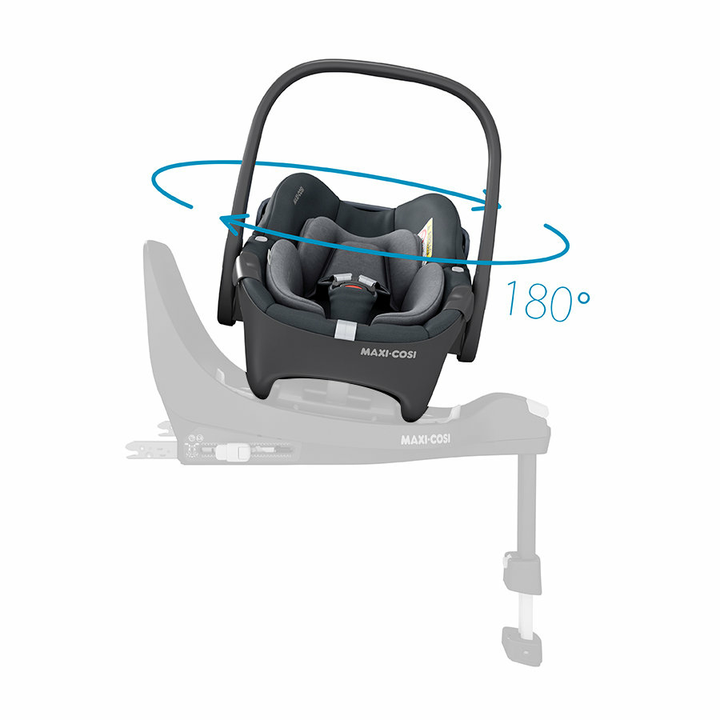 MAXI COSI Babyschale Pebble Kindersitz Autositz 360 Essential Graphite bis 13 kg