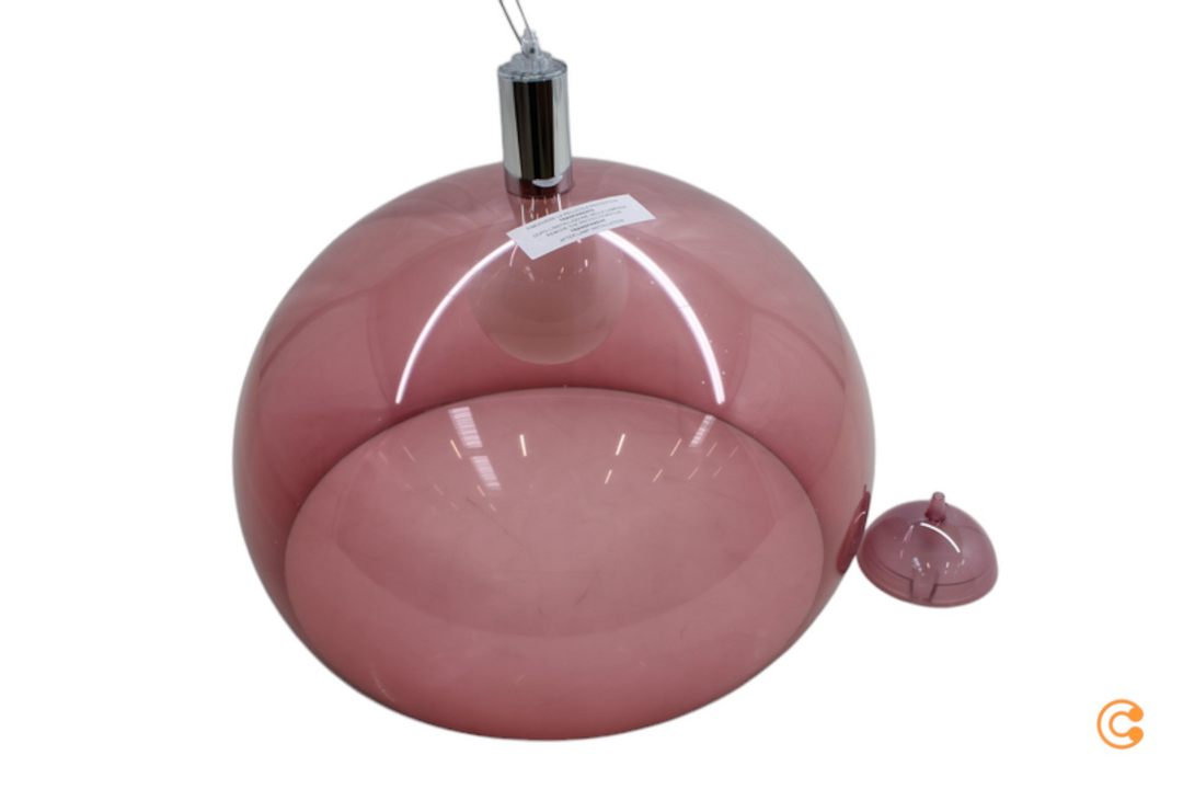 Kartell Fl/Y Hängeleuchte ø52cm Burgunder Pendelleuchte Hängelampe Lampe E27 Led B-Ware