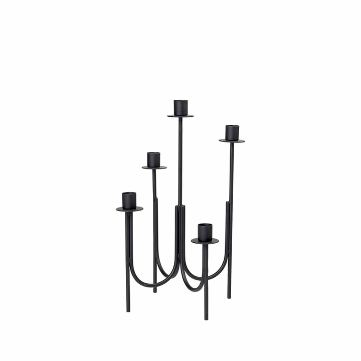 Broste Copenhagen Farri Kerzenständer Kerzenhalter Dekoration H 36 cm schwarz