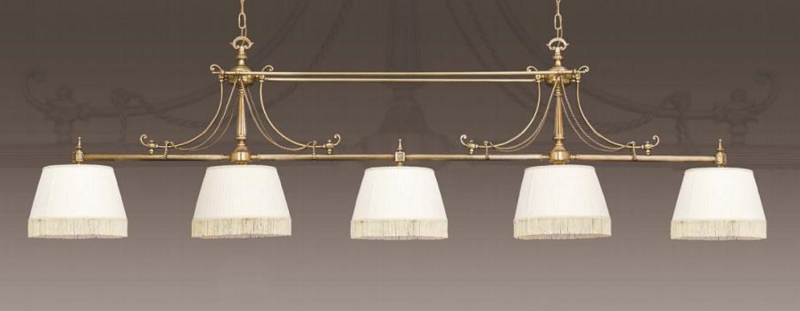 B-Ware Creval Riperlamp Textilpendelleuchte Sopia 5flammig Deckenleuchte Siehe Text