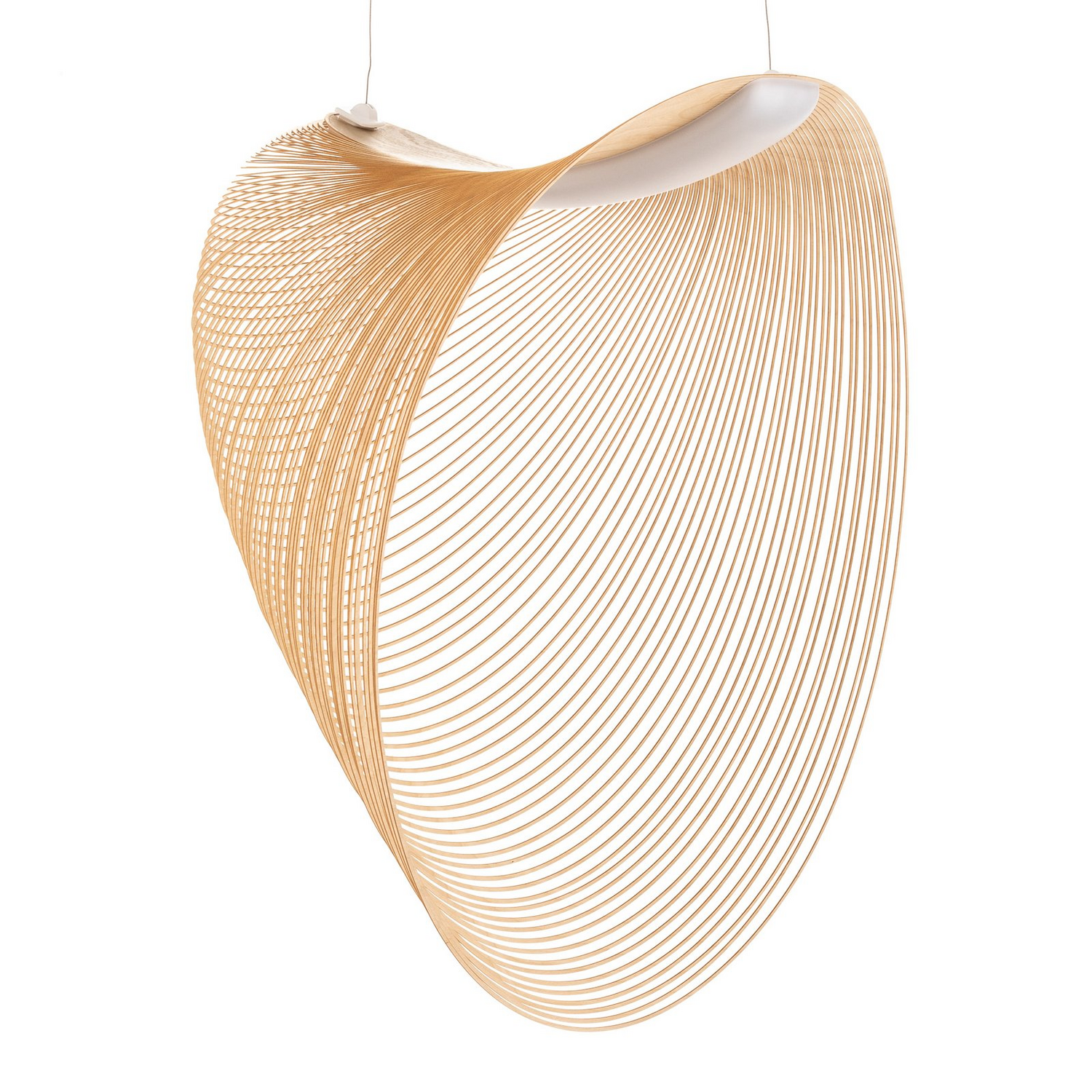 Luceplan Illan Led Holzhängelampe Pendelleuchte Lampe Birke Dimmbar 60 Cm B-Ware - 8056304369512