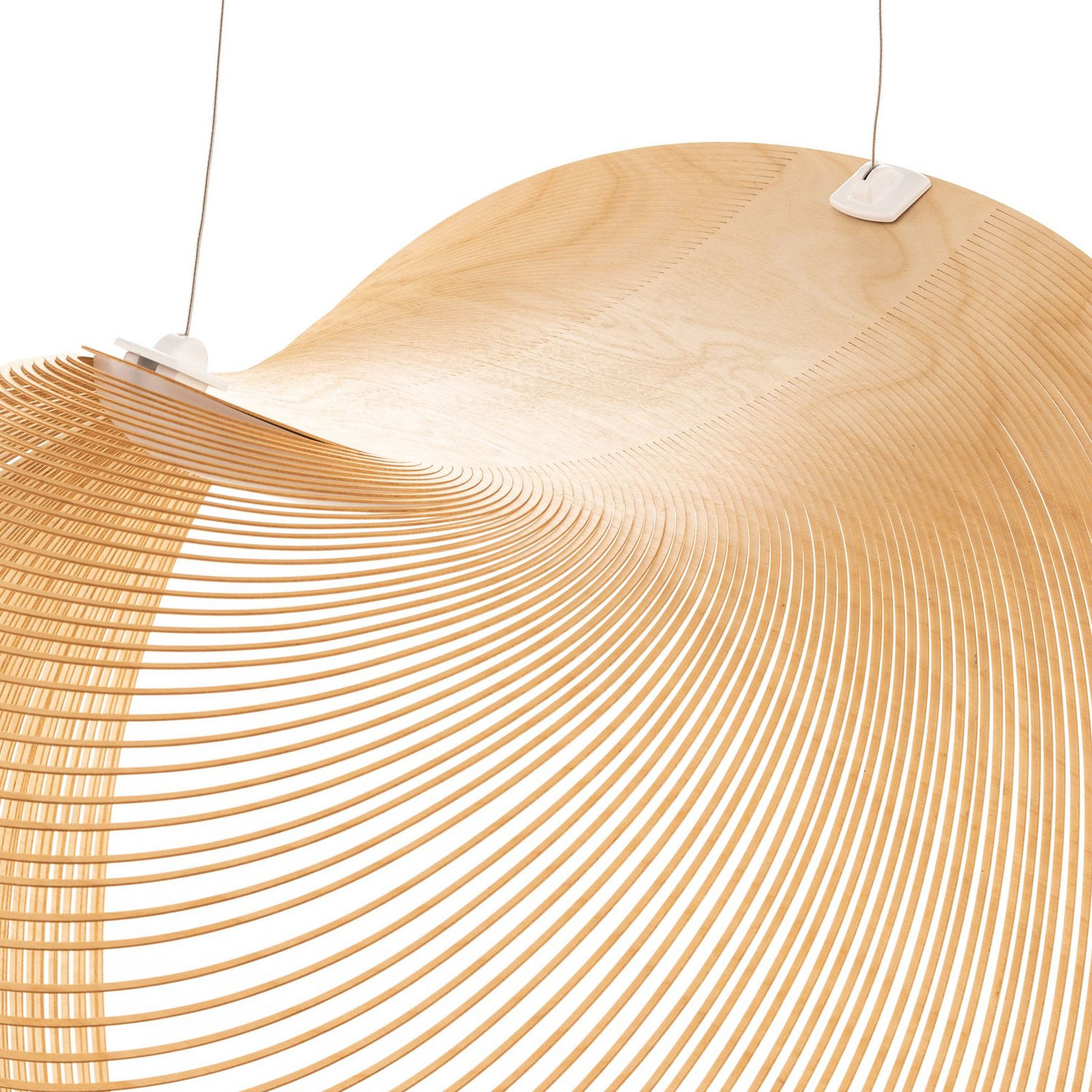Luceplan Illan Led Holzhängelampe Pendelleuchte Lampe Birke Dimmbar 60 Cm B-Ware - 8056304369512