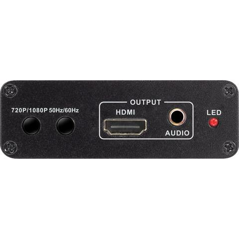 SpeaKa Professional AV Konverter SP-SC/HD-02 Videokabel - Stecker  Audio zubehör