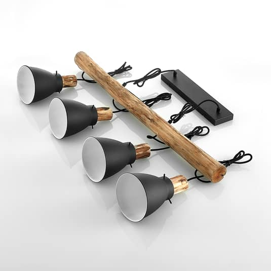Lindby Trebale Pendelleuchte Hängeleuchte Hängelampe Lampe 4 Flammig Eukalyp610 B-Ware - 4251096584059