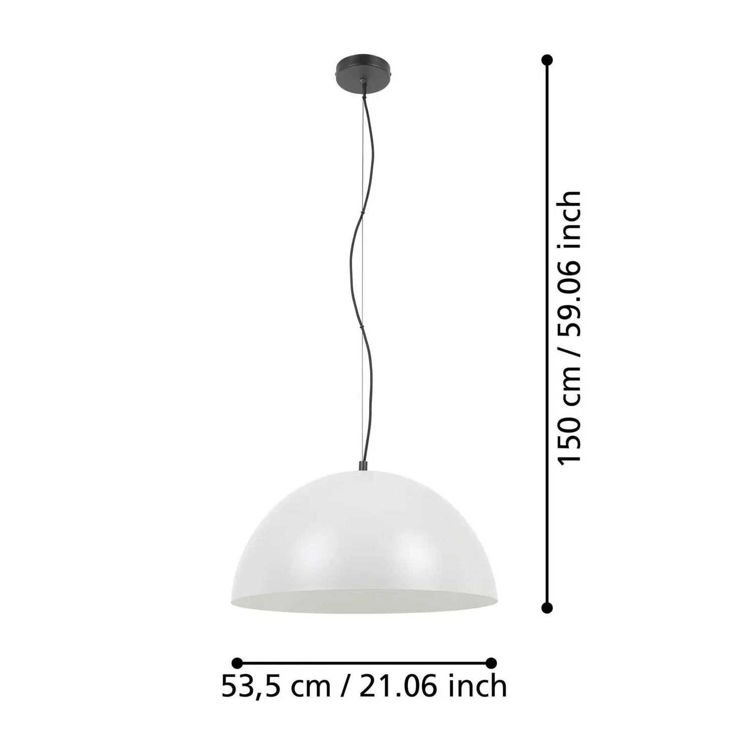 Eglo Gaetano 1 Hängeleuchte Hängelampe Leuchte Lampe Pendelleuchte Pendella96 B-Ware - 9008606274239