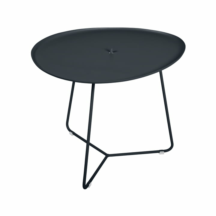 Fermob Cocotte Niedriger Tisch Beistelltisch Couchtisch Sofatisch Anthrazit B-Ware