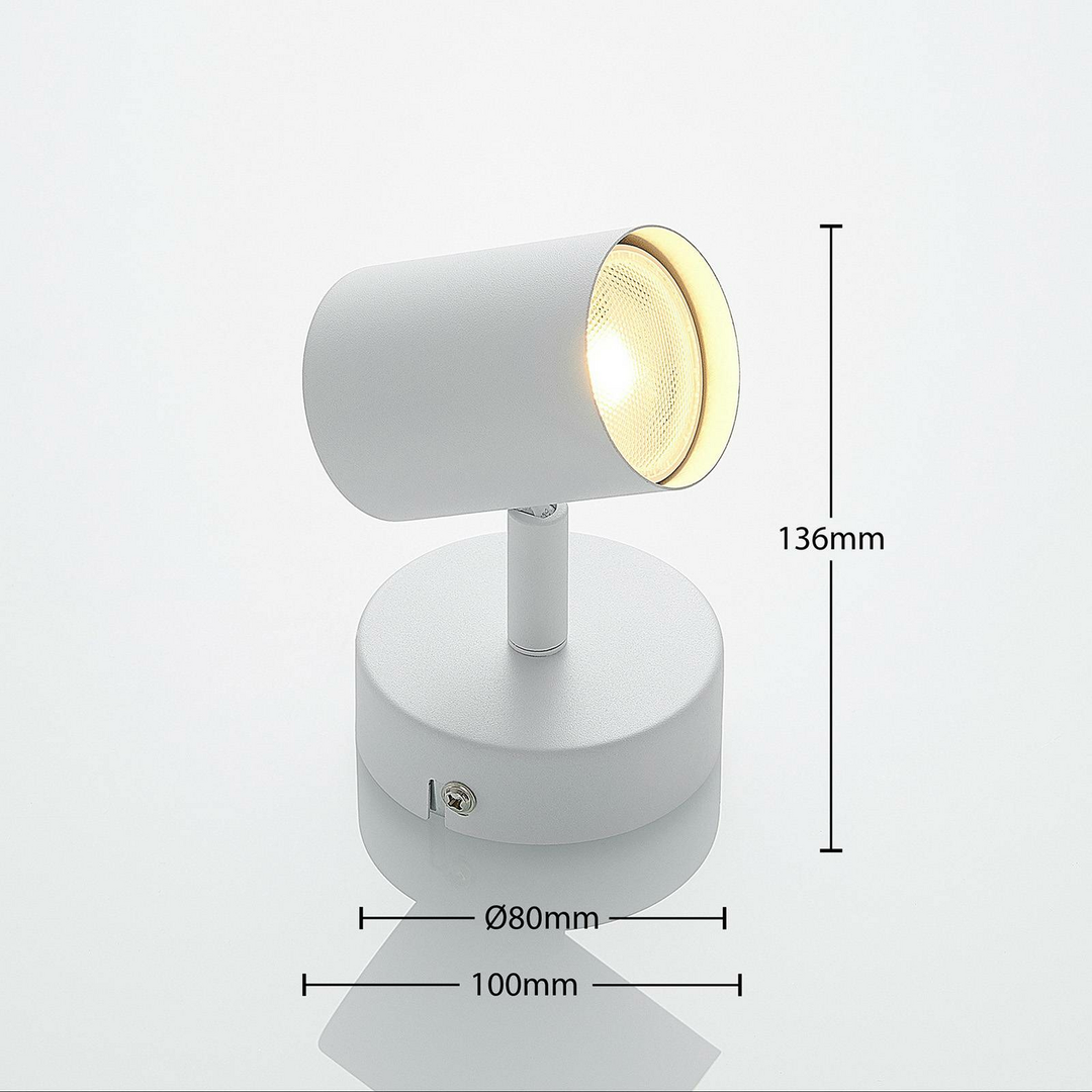 ELC Tomoki LED-Spot Deckenstrahler Deckenlampe Deckenlampe weiß 1-flammig