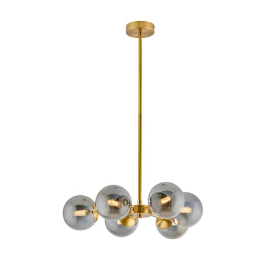 Viokef Hängeleuchte Fiore Hängelampe Deckenlampe Lampe Leuchte Gold Sechsflammig B-Ware - 5201769090195