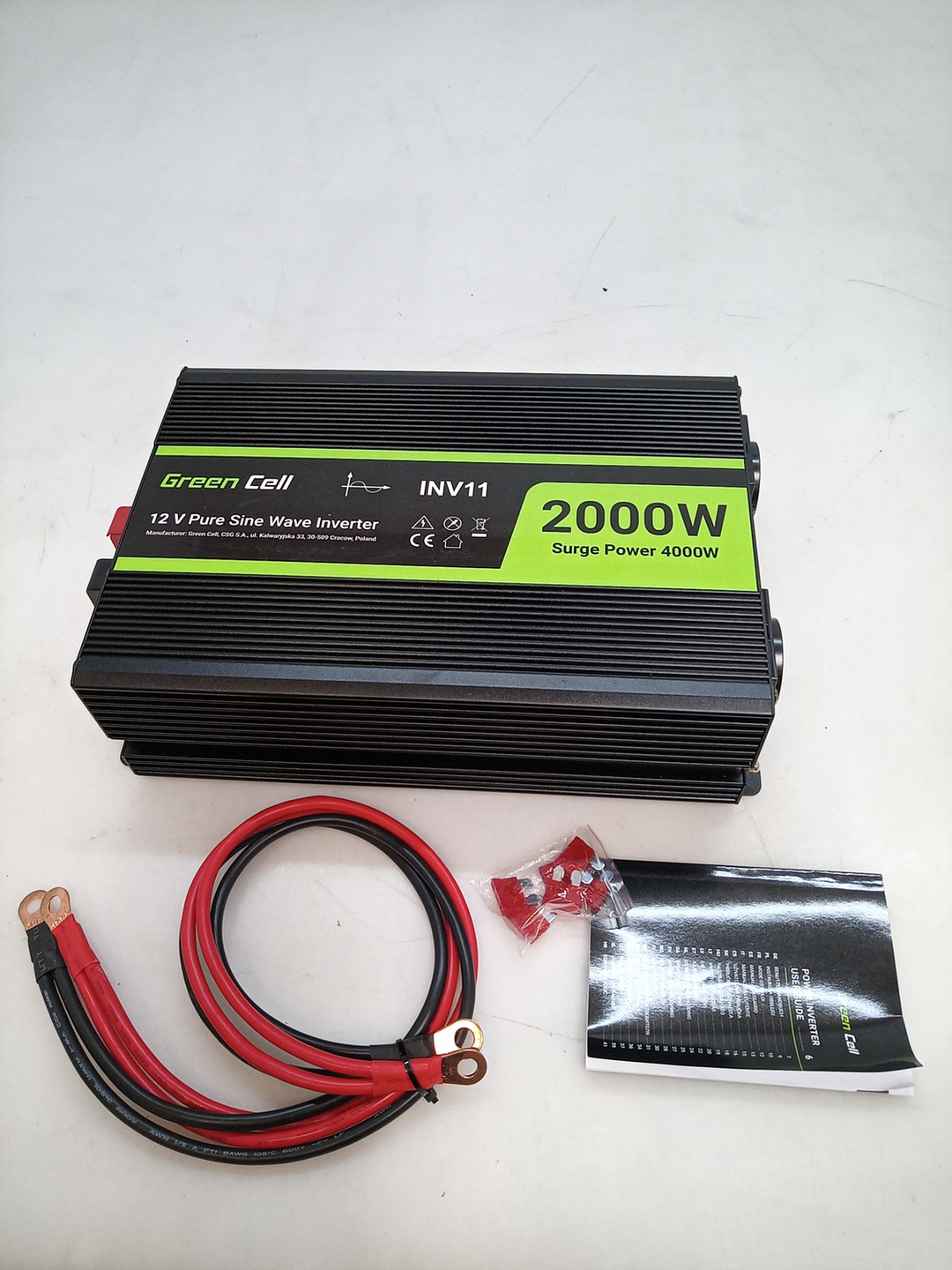 Green Cell Wechselrichter INV11 2000 W 12 V - 230 V Netzgerät DEFEKTWARE