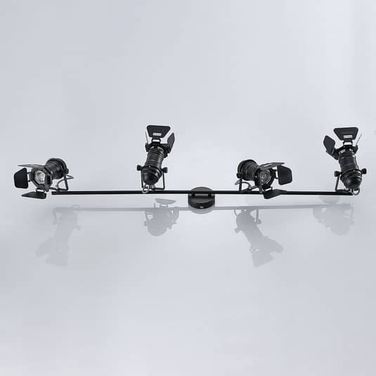 Lindby Deckenstrahler Tilen Deckenlampe Hängeleuchte 4 Fl Scheinwerfer Look G282 B-Ware - 4251096559217