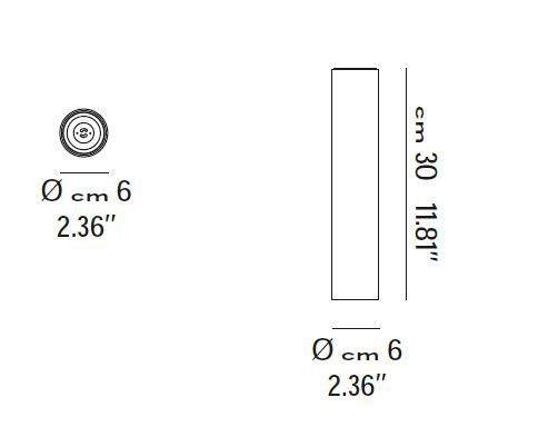 Lodes Deckenleuchte A Tube Deckenlampe Deckenlicht Leuchte Lampe Licht Modern B-Ware - 8057501000512