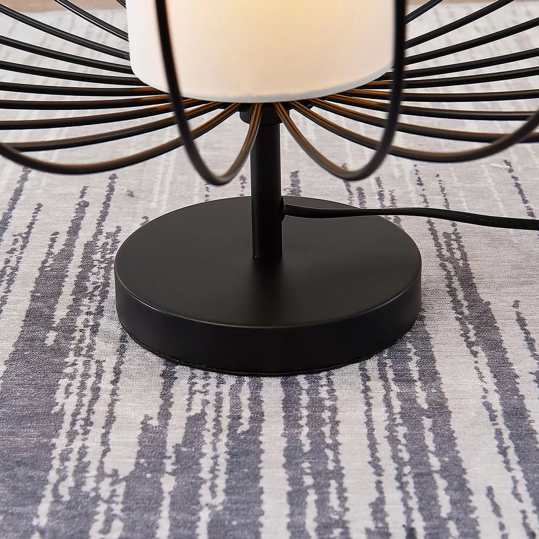 Tischleuchte Tischlampe Tischlicht Leuchte Lampe Lindby Korbinian Käfigschirm