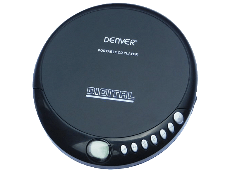Denver DM-24 Tragbarer CD-Player Tragbarer Discman Anti-Shock LCD Display