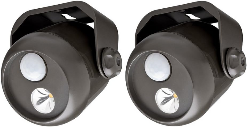 Mr Beams Led Mini Scheinwerfer Bewegungsmelder Lichtsensor Braun Mb312 2er Pack B-Ware - 837316003124