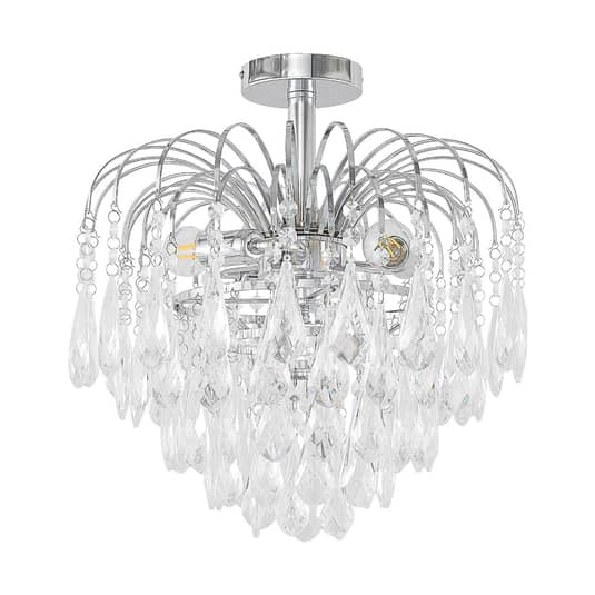 B-Ware Lindby Silino Deckenlampe Chrom Kronleuchter Deckenlampe Lampe Leuchte Decke465