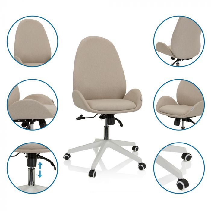 Hjh Office Avea I Home Office Bürostuhl Aqua Stuhl Möbel Computerstuhl Sitz322 B-Ware