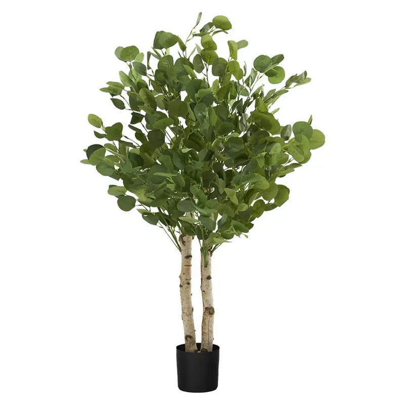 Maia Shop Eukalyptusbaum Kunstpflanze Baum Künstlich Naturstamm Dekoration B-Ware - 8435240997513