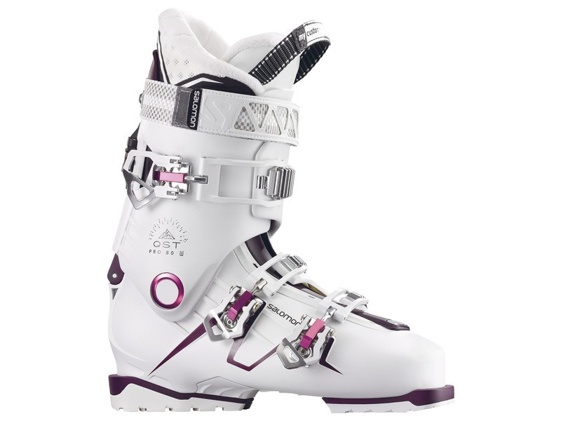 Salomon QST Pro 80 W Ski Schuh Skischuhe white burgandy pink Größe S 27,5