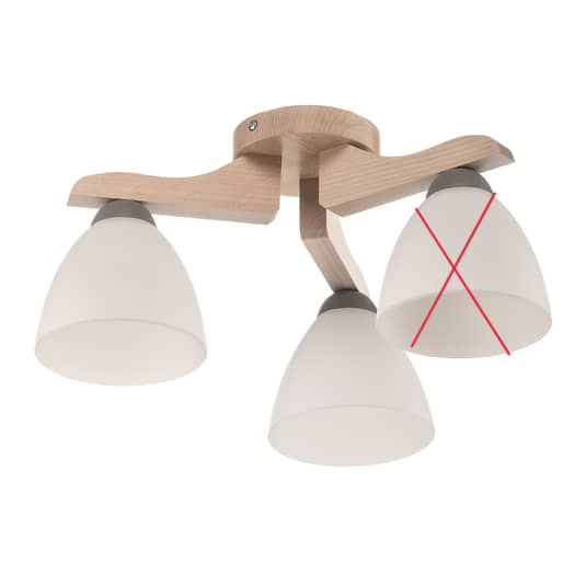 Euluna Deckenlampe Haro Wohnzimmerleuchte Deckenlampe SIEHE TEXT/FOTO
