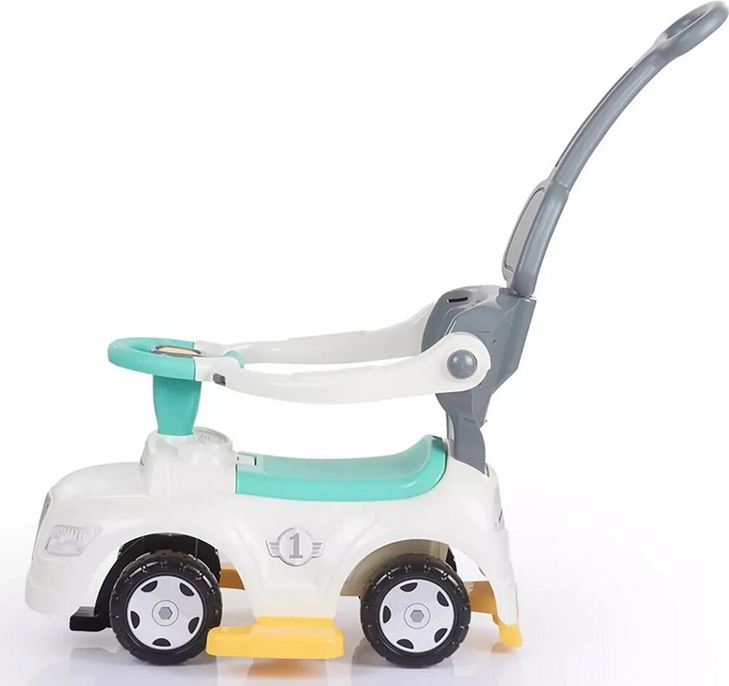 Dolu Step Car 3 In 1 Kinder Aufsitzspielzeug Fahrzeug Rutschauto Weiß B-Ware - 8690089026347