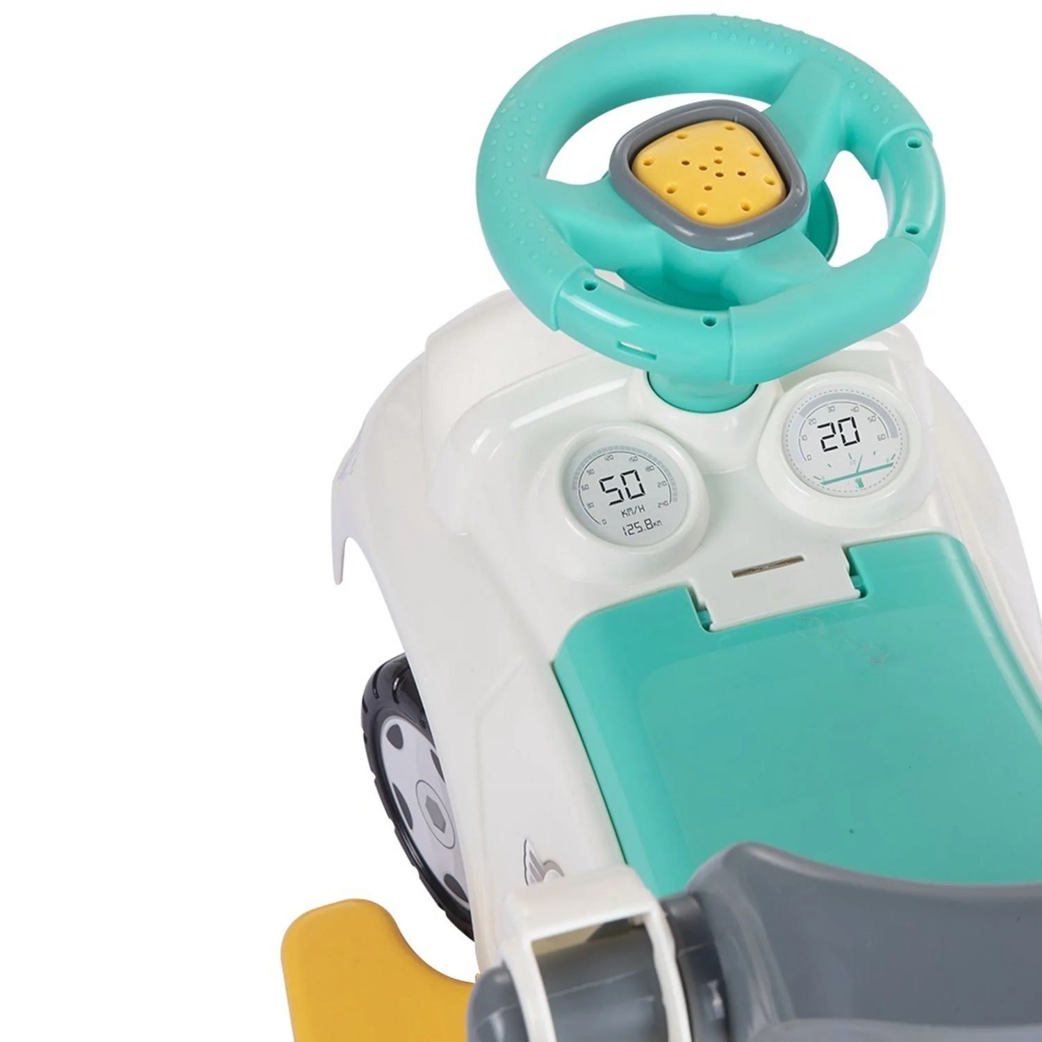 Dolu Step Car 3 In 1 Kinder Aufsitzspielzeug Fahrzeug Rutschauto Weiß B-Ware - 8690089026347
