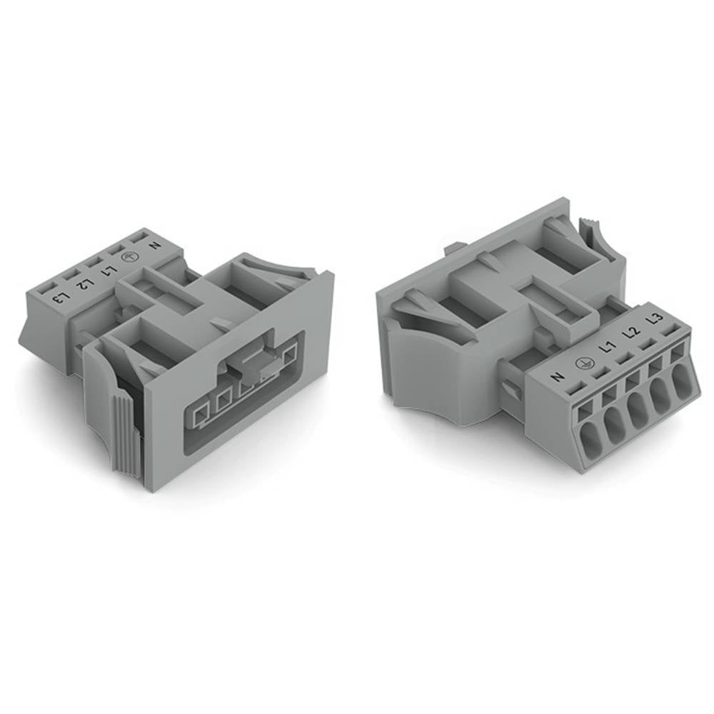 Wago 890 745/060 000 Netz Steckverbinder 890 Buchse Steckverbinder Grau Stecker B-Ware