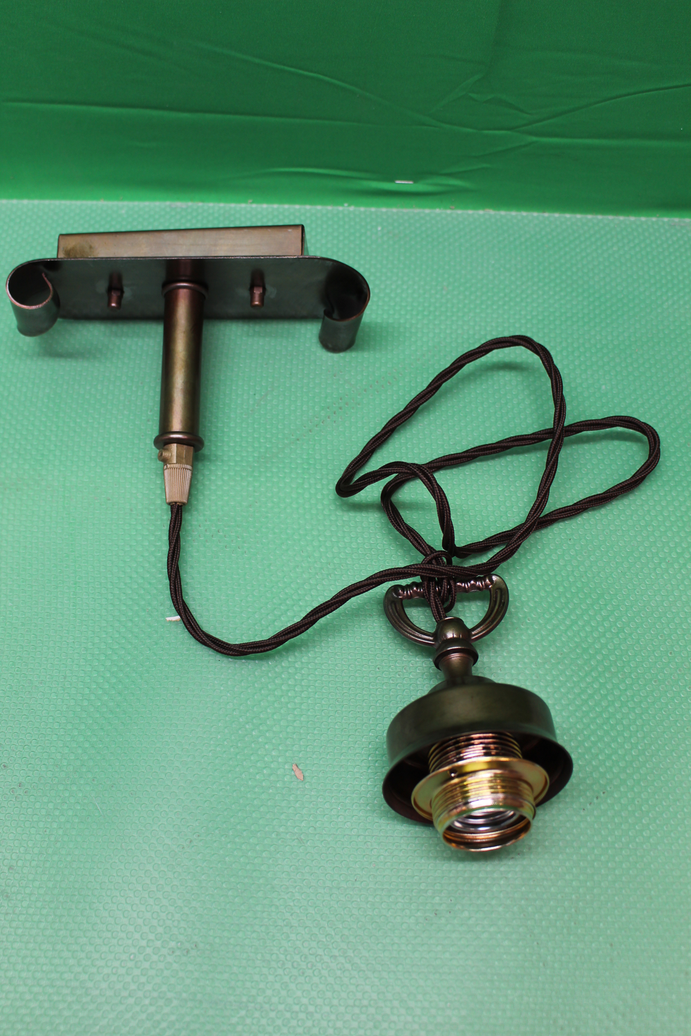 B-Ware Cremasco Hängeleuchte Bassano 1-flammig Details grün SIEHE TEXT/FOTO