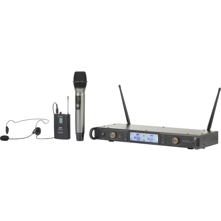 Renkforce BM-7200 Funkmikrofon-Set Übertragungsart Funk inkl. Kabel Karaoke575