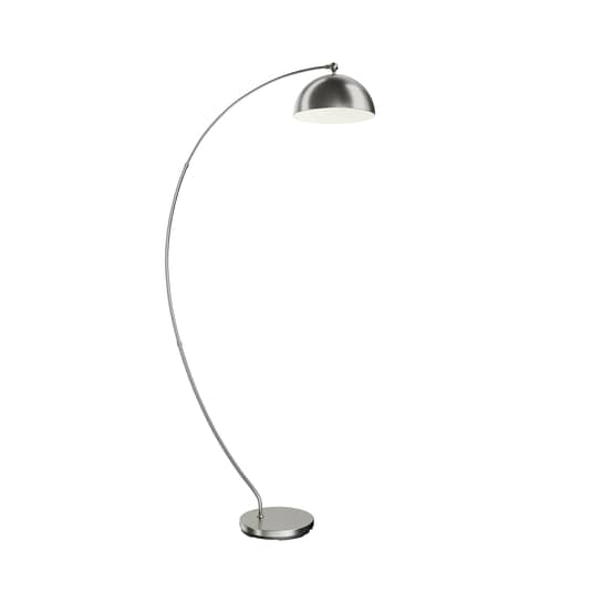 Lindby Zara LED-Bogenleuchte Fußdimmer Wohnzimmerleuchte Standleuchte Stehlampe