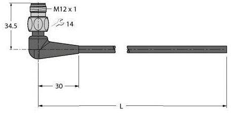 Turck 6935501 Sensor /Aktor Anschlussleitung Verbindungsleitung Leitung B-Ware - 4047101387339