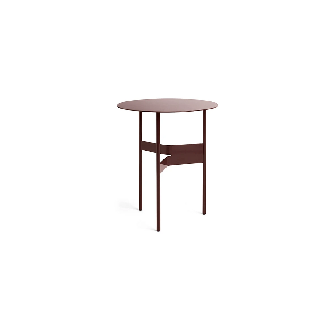 Hay Shim Beistelltisch ø 45 Cm Bordeaux Abstelltisch Tisch Möbel Nachttisch B-Ware