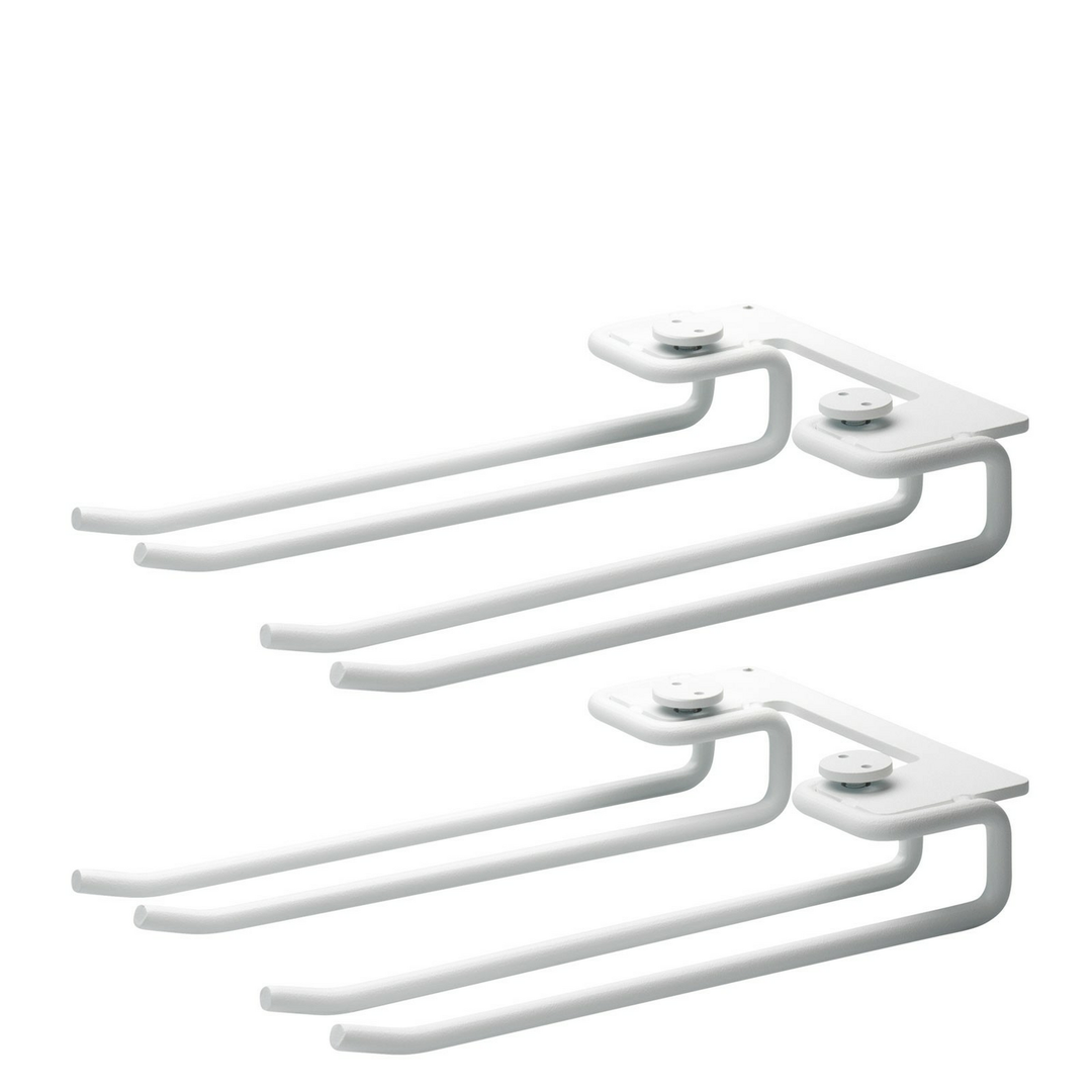 String Weinglashalterung Weinglashalter Stielgläser Halterung 2er Set 20 Cm Weiß B-Ware