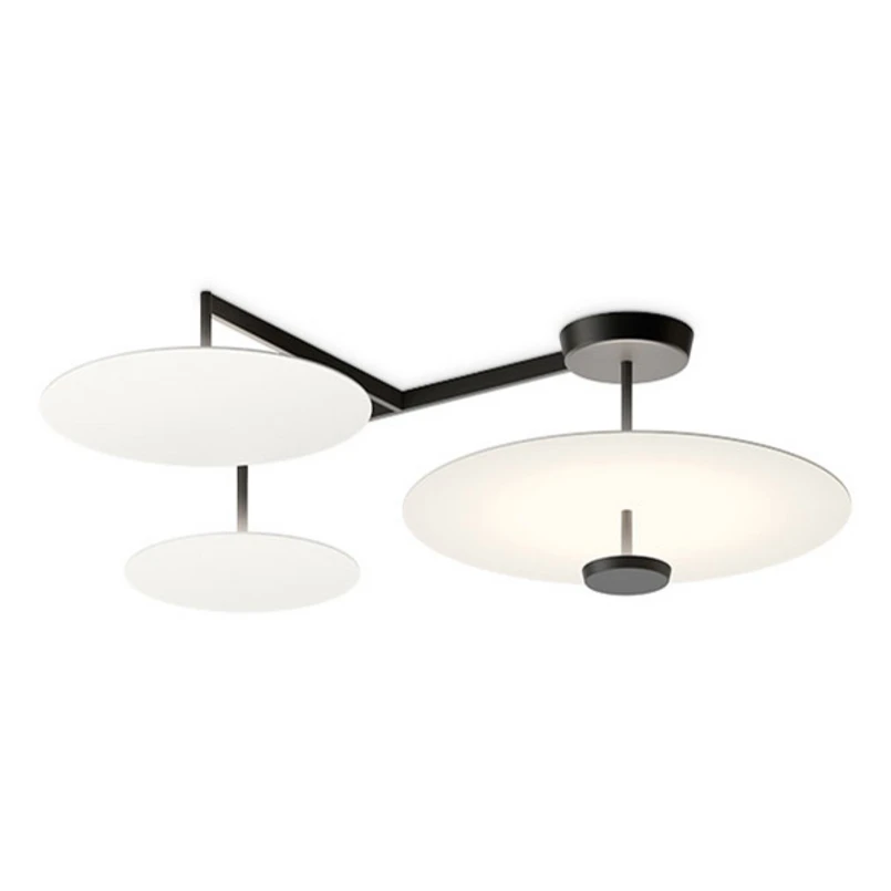 Vibia Flat Led Deckenleuchte Leuchte Lampe 4 Flg ø 55 Cm Weiß B-Ware - 9515342