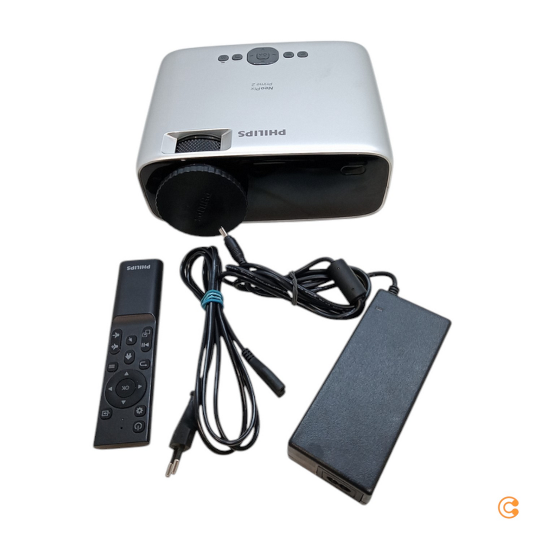 Philips Beamer NeoPix Prime 2 LED 1280 x 720 WXGA Heimkino Projektor DEFEKTWARE